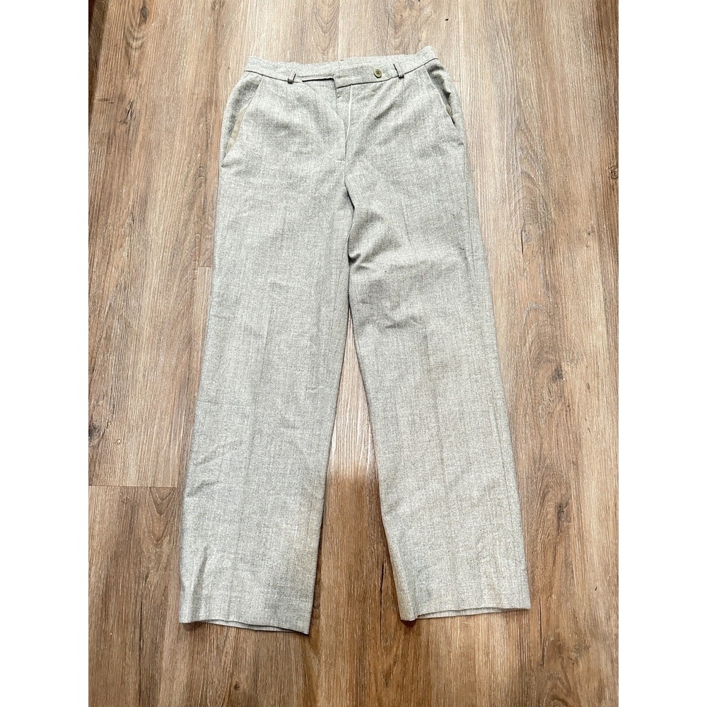 Neiman Marcus‎ Pants Women's 6 Beige Straight Leg Made In The USA